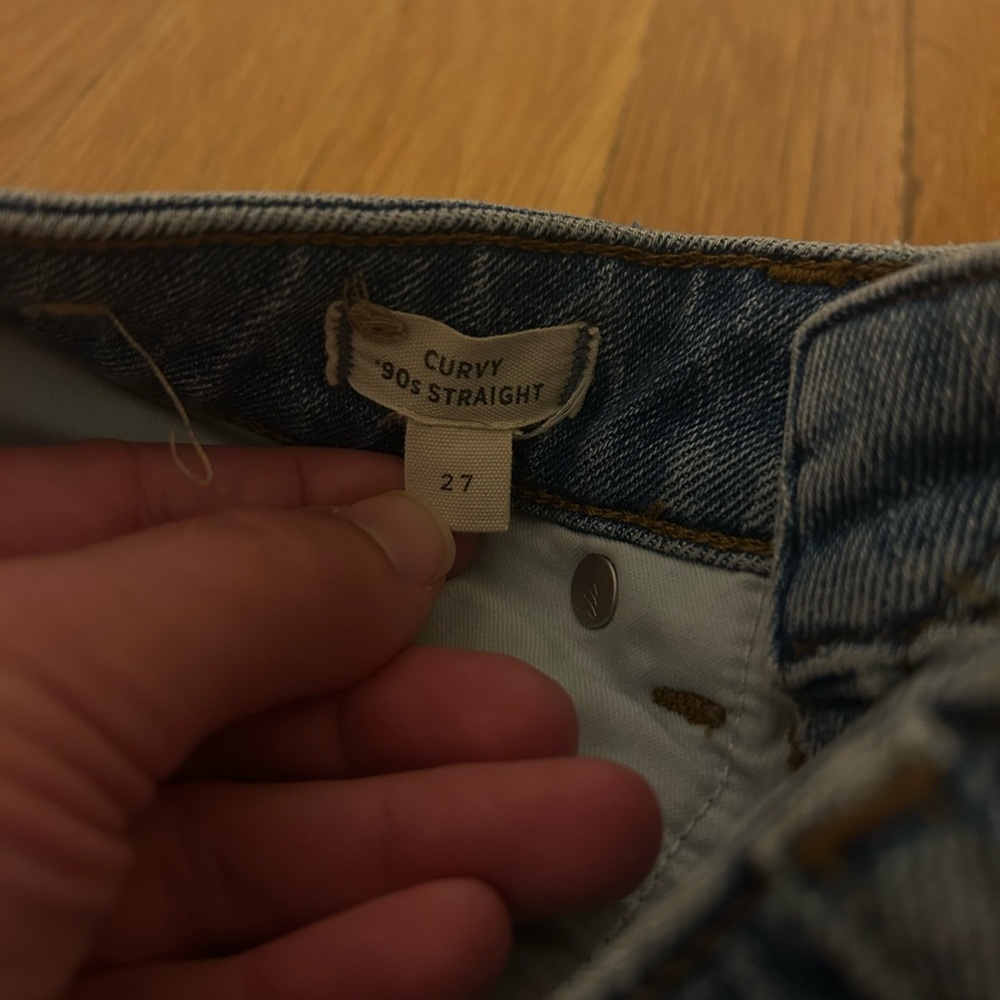 Madewell curvy 90s straight Jean - Picture 3 of 4